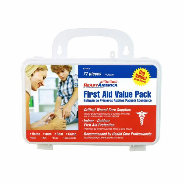 Hideaway Helper First Aid Kit, 77 piece School Safety Solution