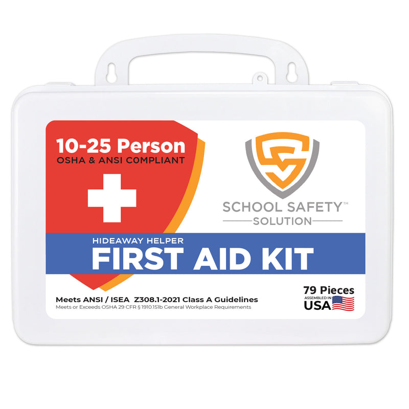 Hideaway Helper First Aid Kit, 10-25 person