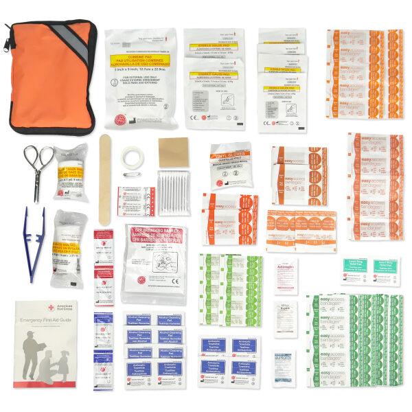 Hideaway Helper First Aid Kit, 107 piece School Safety Solution